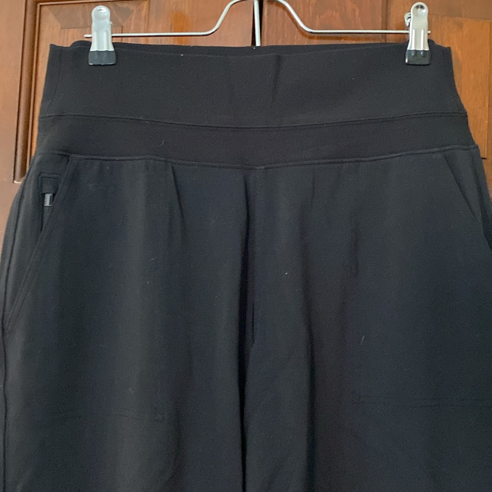 Athleta black wide-leg pants (size medium)